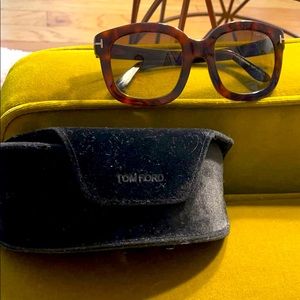 Tom Ford Christophe tortoise sunglasses